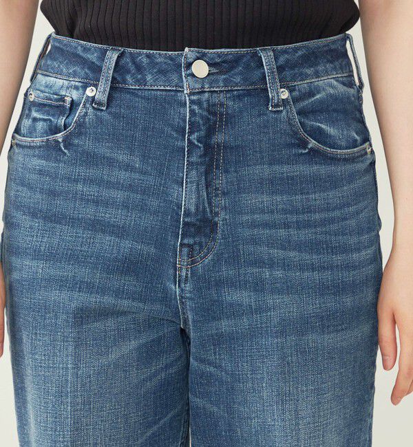 quaranciel「quaranciel:〈洗濯機可能〉ハンサム テーパード デニム パンツ 2」|デニム|