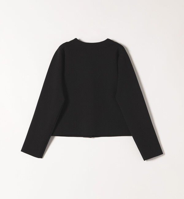 quaranciel「quaranciel:〈手洗い可能〉ノーカラー クラシカル ジャケット カーディガン」|カーディガン|