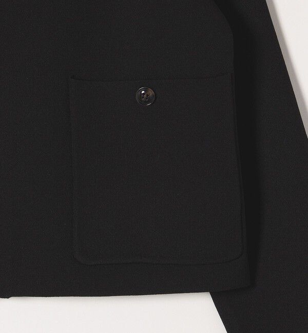 quaranciel「quaranciel:〈手洗い可能〉ノーカラー クラシカル ジャケット カーディガン」|カーディガン|