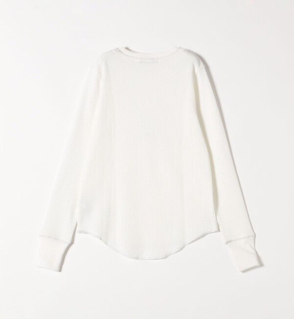 quaranciel「quaranciel:〈洗濯機可能〉ワッフル クルーネック ラウンドヘム カットソー」|Tシャツ・カットソー|