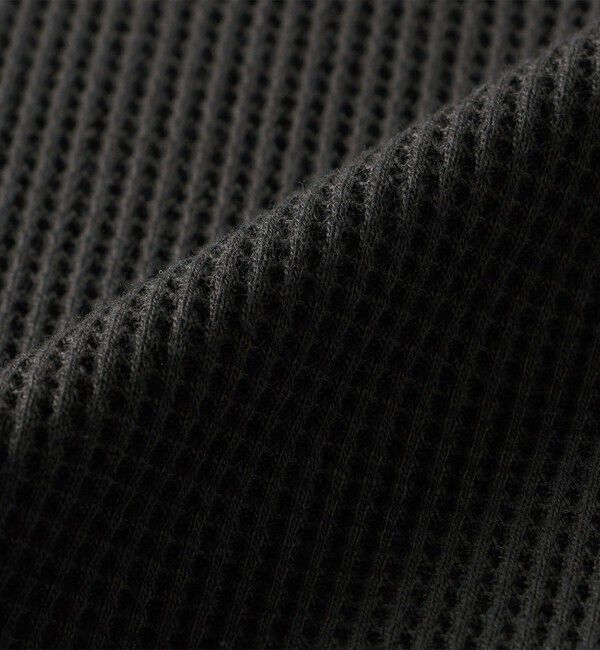 quaranciel「quaranciel:〈洗濯機可能〉ワッフル クルーネック ラウンドヘム カットソー」|Tシャツ・カットソー|