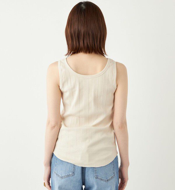 SHIPS Colors 「SHIPS Colors:ランダムテレコ 2WAY タンクトップ◇」|タンクトップ|