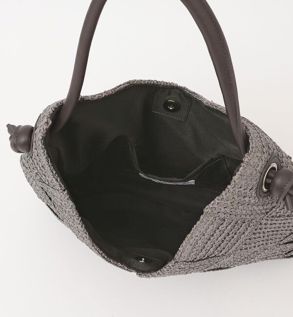 quaranciel「《一部追加予約》quaranciel: ワンハンドル Vカット メッシュ バッグ（A4対応）」|トートバッグ|