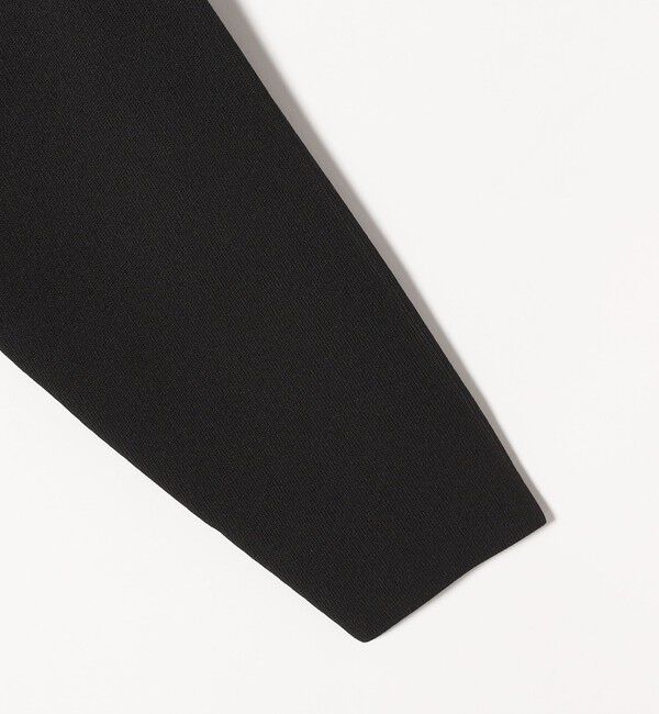 quaranciel「quaranciel:〈手洗い可能〉ニット ノーカラー ダブル ジャケット カーディガン」|カーディガン|