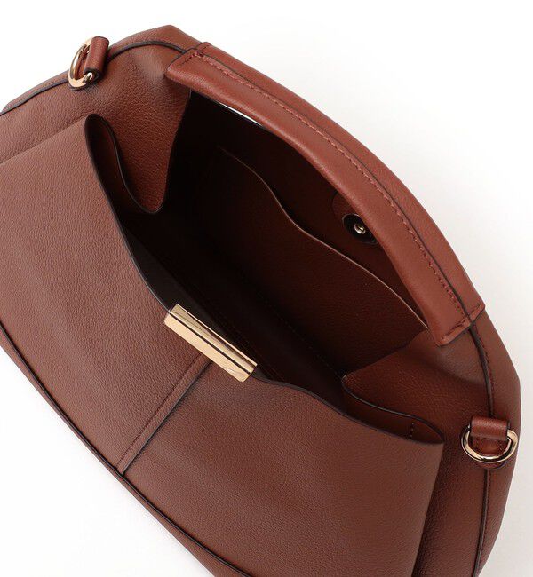 SHIPS any「《一部追加予約》SHIPS any: ゴールド プレート ワンハンドル 2WAY バッグ」|ショルダー・メッセンジャー|