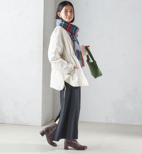 SHIPS for women「〈手洗い可能〉キルティング サイドジップ ブルゾン」|ブルゾン・スタジャン|