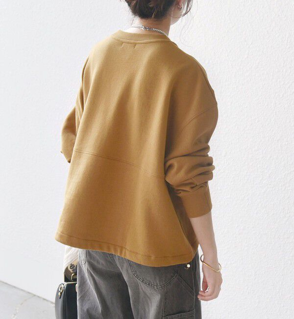 SHIPS any「【WEB限定】SHIPS any:〈洗濯機可能〉USA コットン 裏起毛 コクーン プルオーバー」|スウェット・ジャージ|