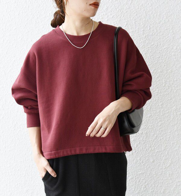 SHIPS any「【WEB限定】SHIPS any:〈洗濯機可能〉USA コットン 裏起毛 コクーン プルオーバー」|スウェット・ジャージ|