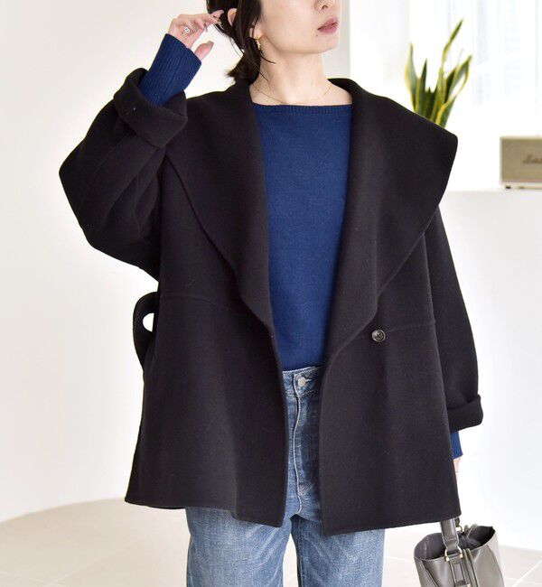 quaranciel「quaranciel: リバー ケープ ショート コート 25AW」|その他|