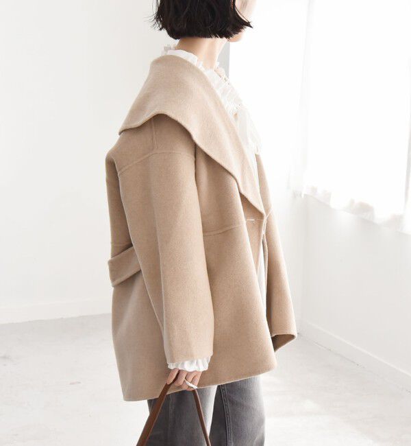 quaranciel「quaranciel: リバー ケープ ショート コート 25AW」|その他|