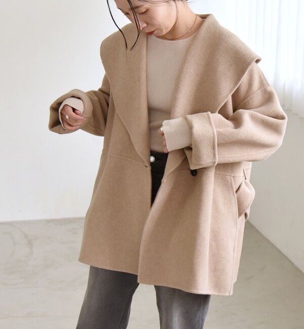 quaranciel「quaranciel: リバー ケープ ショート コート 25AW」|その他|