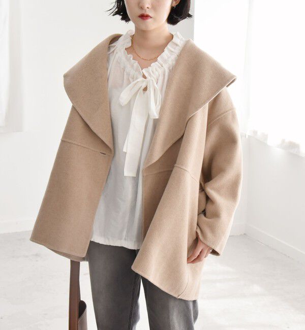 quaranciel「quaranciel: リバー ケープ ショート コート 25AW」|その他|