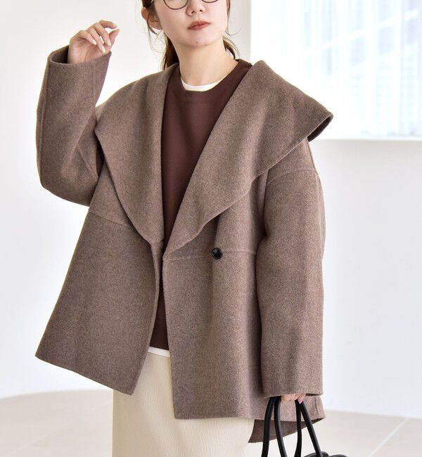 quaranciel「quaranciel: リバー ケープ ショート コート 25AW」|その他|