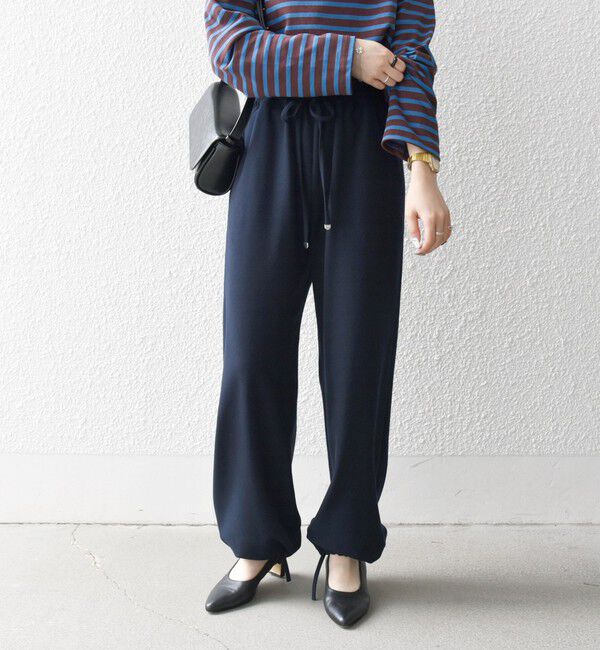 SHIPS any「SHIPS any:〈洗濯機可能〉セミワイド 2WAY ドロスト イージー  パンツ」|その他|ネイビー