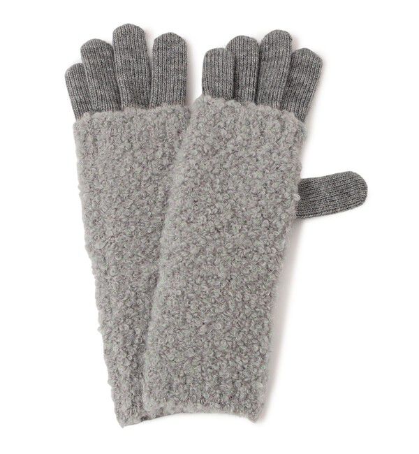 SHIPS for women「3WAY ブークレ グローブ」|手袋|