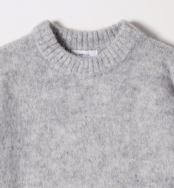 SHIPS any「SHIPS any:〈手洗い可能〉シャギー クルーネック ニット プルオーバー」|ニット・セーター|