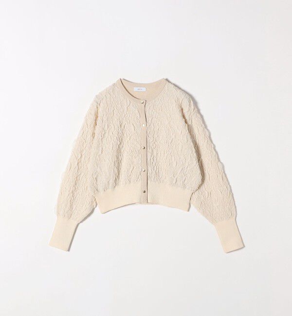 SHIPS any「《一部追加予約》SHIPS any:〈手洗い可能〉ジャカード バンピー コンパクト カーディガン」|カーディガン|