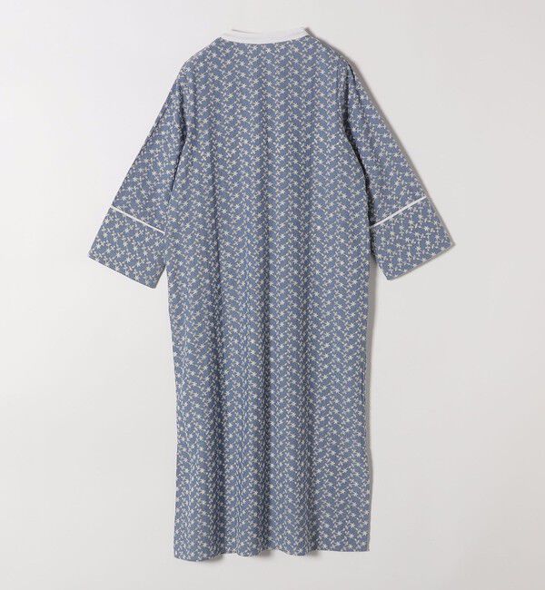 SHIPS any「SHIPS any:〈洗濯機可能〉エンブロイダリー シャンブレー レースアップ ワンピース」|ワンピース|