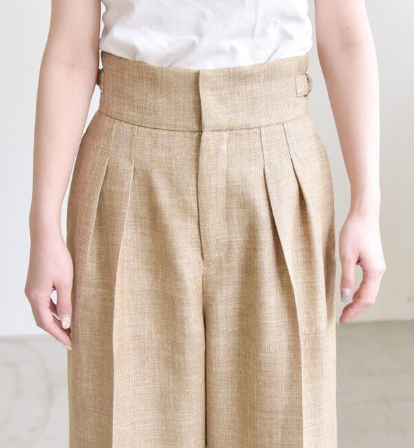 quaranciel「quaranciel: バスケット ハイウエスト ワイド パンツ」|その他|