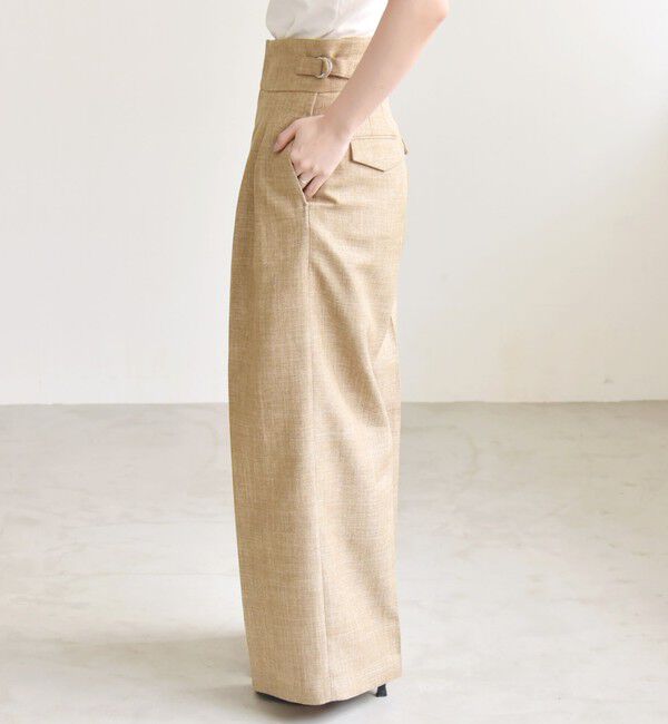 quaranciel「quaranciel: バスケット ハイウエスト ワイド パンツ」|その他|