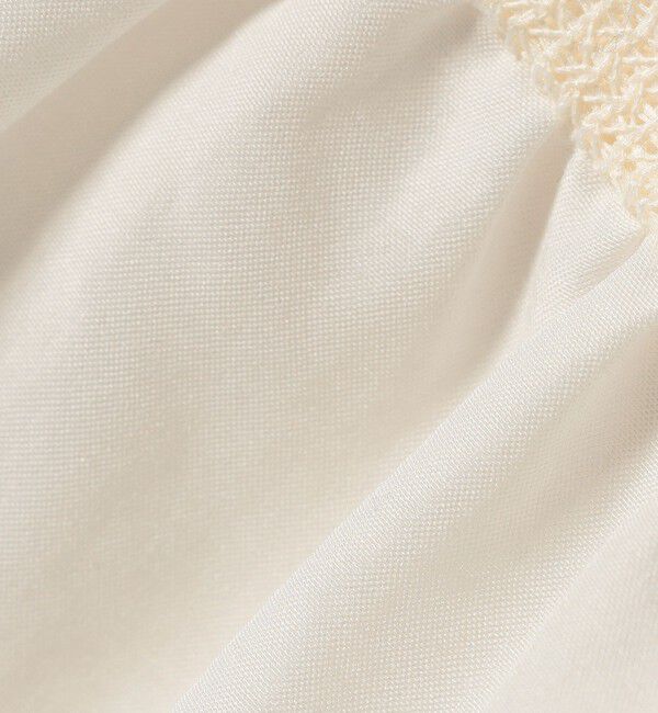 quaranciel「quaranciel:〈手洗い可能〉ラッセル レース フィブリル ブラウス」|シャツ・ブラウス|