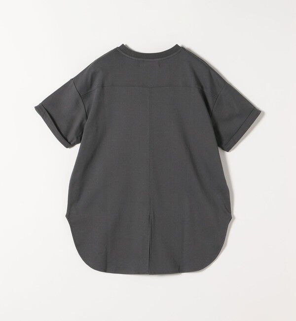 quaranciel「quaranciel:〈接触冷感/汗染み防止/洗濯機可能〉スリット ルーズ チュニック TEE」|Tシャツ・カットソー|