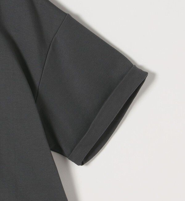 quaranciel「quaranciel:〈接触冷感/汗染み防止/洗濯機可能〉スリット ルーズ チュニック TEE」|Tシャツ・カットソー|