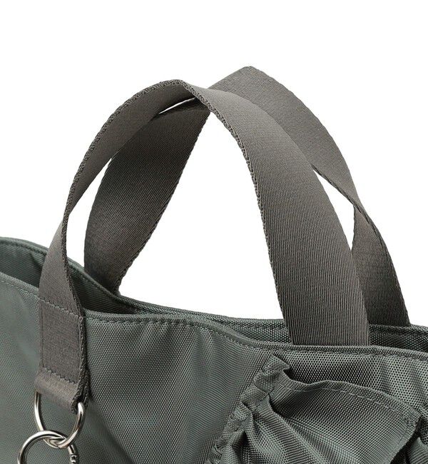 SHIPS for women「【WEB限定】チャーム 付き フリル トート」|トートバッグ|