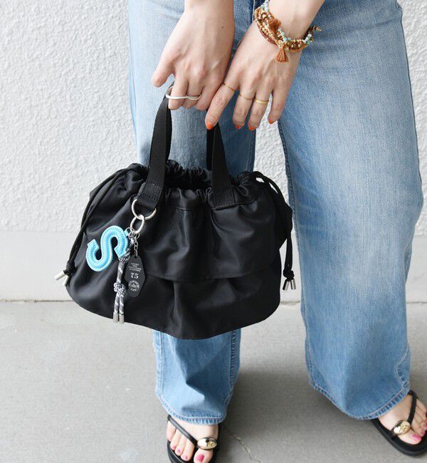 SHIPS for women「【WEB限定】チャーム 付き フリル 巾着 ショルダー」|ショルダー・メッセンジャー|