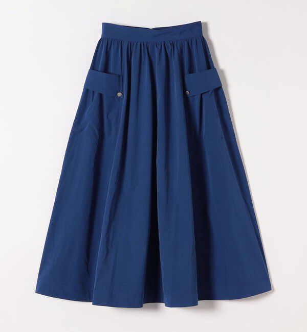 quaranciel「quaranciel:〈洗濯機可能〉タイプライター ギャザー フレア ポケット スカート」|スカート|