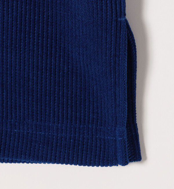 quaranciel「quaranciel:〈洗濯機可能〉ポリエステル ベロア スクエア ネック プルオーバー」|Tシャツ・カットソー|