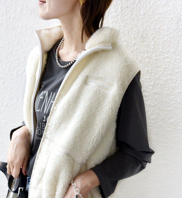 SHIPS for women「【一部WEB限定 / SHIPS別注】Champion:〈洗濯機可能〉フリース ベスト」|ベスト・ジレ|