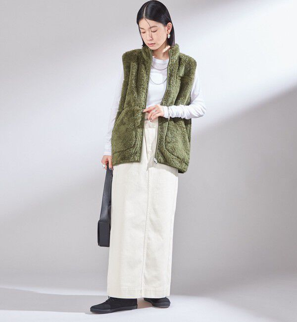 SHIPS for women「【一部WEB限定 / SHIPS別注】Champion:〈洗濯機可能〉フリース ベスト」|ベスト・ジレ|