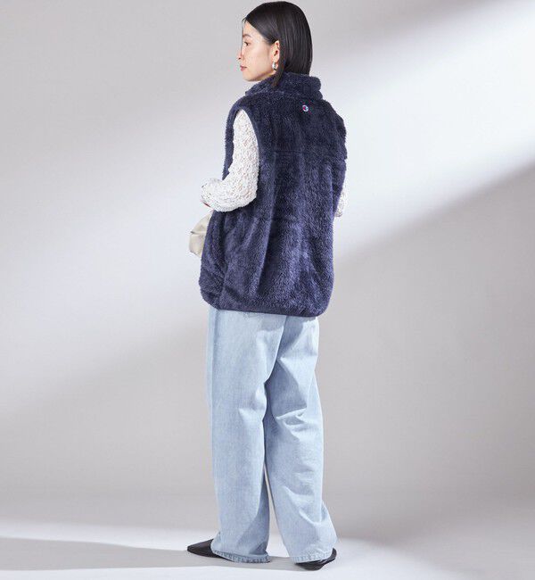 SHIPS for women「【一部WEB限定 / SHIPS別注】Champion:〈洗濯機可能〉フリース ベスト」|ベスト・ジレ|