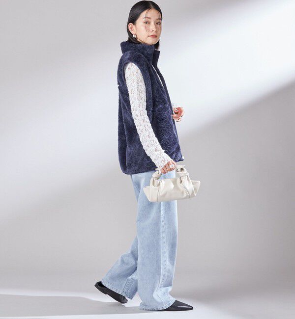 SHIPS for women「【一部WEB限定 / SHIPS別注】Champion:〈洗濯機可能〉フリース ベスト」|ベスト・ジレ|