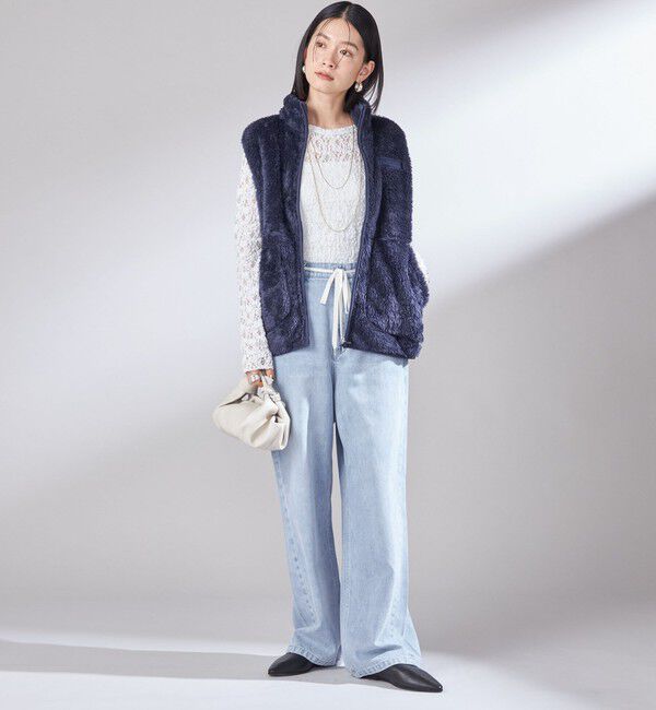 SHIPS for women「【一部WEB限定 / SHIPS別注】Champion:〈洗濯機可能〉フリース ベスト」|ベスト・ジレ|