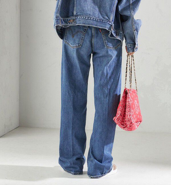 SHIPS for women「Levi&rsquo;s:RIBCAGE WIDE LEG」|デニム|