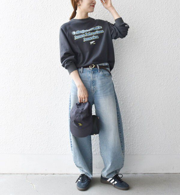 SHIPS any「【SHIPS any別注】Collegiate Pacific: ロゴ プリント ＆ 刺繍 スウェット 25AW」|スウェット・ジャージ|