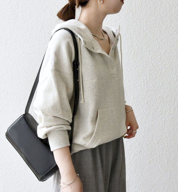 SHIPS any「SHIPS any:〈洗濯機可能〉USAコットン 裏起毛 フーディー ルーズ プルオーバー」|パーカー|