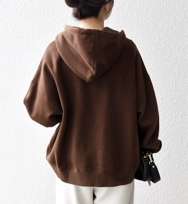 SHIPS any「SHIPS any:〈洗濯機可能〉USAコットン 裏起毛 フーディー ルーズ プルオーバー」|パーカー|