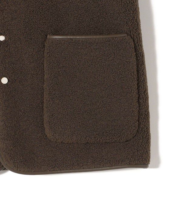 SHIPS for women「〈手洗い可能〉ボア フリース リバーシブル ベスト」|ベスト・ジレ|