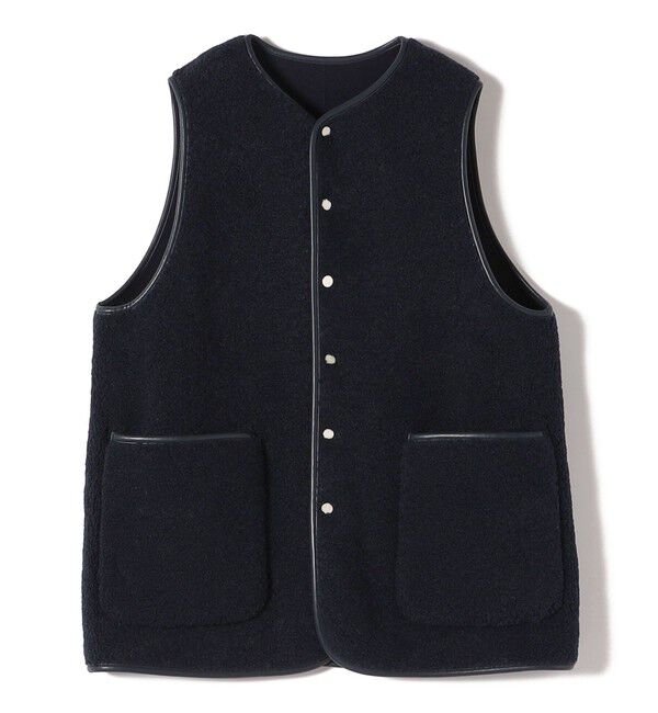 SHIPS for women「〈手洗い可能〉ボア フリース リバーシブル ベスト」|ベスト・ジレ|