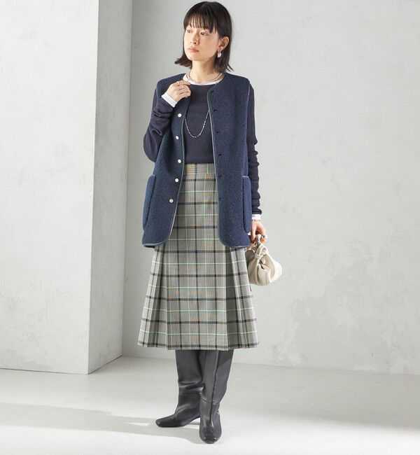 SHIPS for women「〈手洗い可能〉ボア フリース リバーシブル ベスト」|ベスト・ジレ|