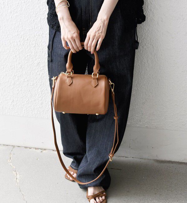 SHIPS any「VELETTO: 2WAY ショルダー ミニ ボストン バッグ」|ボストンバッグ|