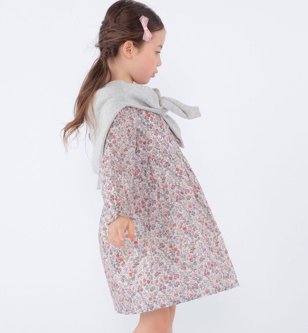SHIPS KIDS「SHIPS KIDS:100～130cm / リバティ 長袖 ワンピース」|ワンピース|