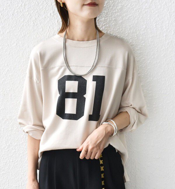 SHIPS for women「【SHIPS別注】81BRANCA:ナンバリング TEE」|Tシャツ・カットソー|