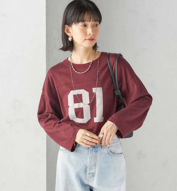 SHIPS for women「【SHIPS別注】81BRANCA:ナンバリング TEE」|Tシャツ・カットソー|