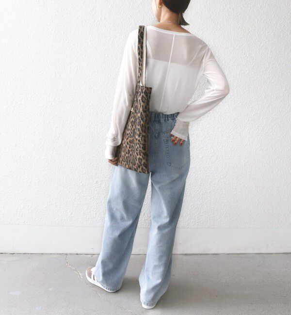 SHIPS for women「シアー フライス ロング スリーブ カットソー」|Tシャツ・カットソー|