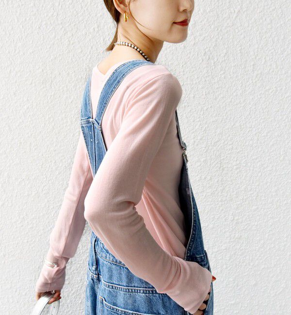 SHIPS for women「シアー フライス ロング スリーブ カットソー」|Tシャツ・カットソー|