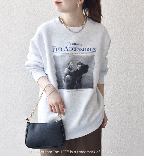 SHIPS any「GOOD ROCK SPEED: LIFE PC フォト ロゴ プリント スウェット」|スウェット・ジャージ|